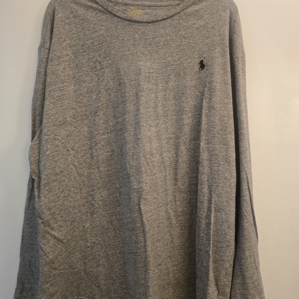 Ralph Lauren Heather Gray Long Sleeve Shirt